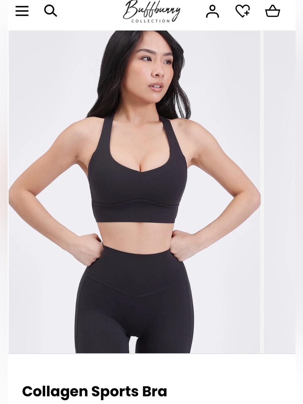 Buffbunny Collagen Black Bra
